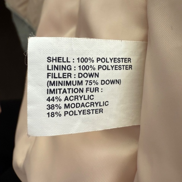 GAP White Puffer Coat w/ Faux Fur Hood - Women’s XL - Picture 11 of 12